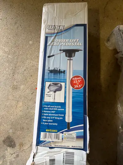 The Wise Company® King Pin Power Rise Pedestal - 22.5” - 29.5” Model# 8WD2002. can be used for boot...