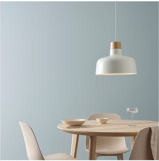 Ikea Lamp Bunkeflo 104.883.97 (new, unopened) White/Birch colour in Indoor Lighting & Fans in Stratford - Image 2