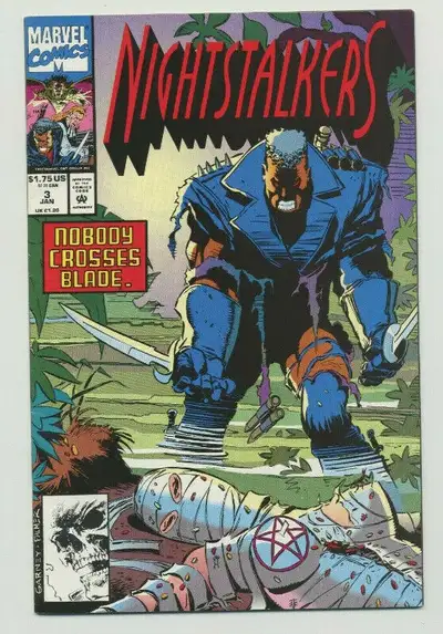 Nightstalkers #3 1993 Marvel Comics Nobody Crosses Blade VF/NM, View more