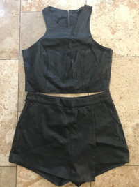 Fashionable Vest and shorts/skirt