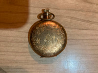 Vintage Lady Bertha Gold pocket watch.
