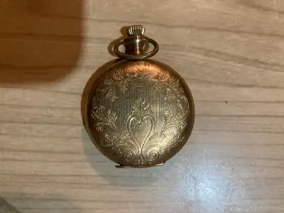 Vintage Lady Bertha Gold pocket watch. Very old and in great condition no cracks. But isn’t keeping...