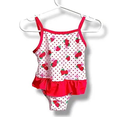 (6-9m) Swimsuit [Penelope Mack] girls 1pc Bathing Suit, View more