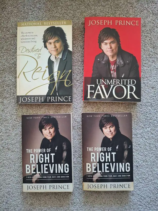 Joseph Prince Books 4 AVAILABLE 