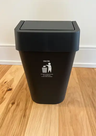 Small 9L DAI KYOWA Swing Lid Plastic Recycling/ Garbage Can, View more