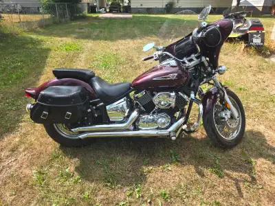 Sweet bluetooth stereo with subs After market exhaust (and stock) Highway pegs Air intake Saddle bag...