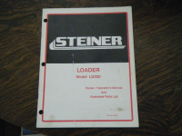 Steiner LD300 Loader  Owners, Parts Manual