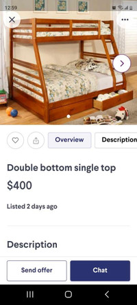 Single and double mattress