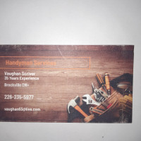 Handyman service openings available