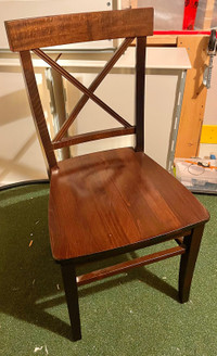 Solid wood chair desk chair accent  chair from Pottery Barn 