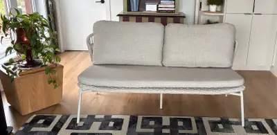 Jardin de ville canapé sofa 2-places / patio outdoor sofa, View more