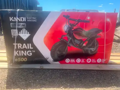  BRAND NEW Kandi Trail King e500 Electric Mini Bike, View more