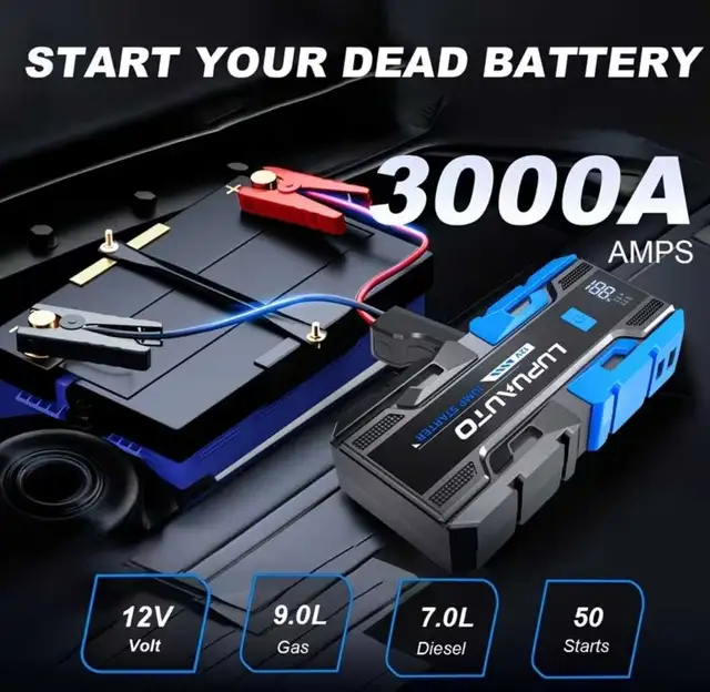 PORTABLE CAR BATTERY BOOSTER NEW