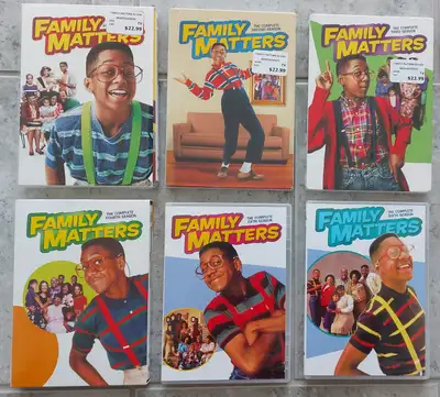 Family Matters Seasons 1 - 6 DVD’s, View more