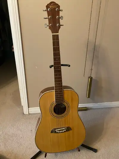 Like brand new in excellent shape and condition. Comes with stand, case and pick.