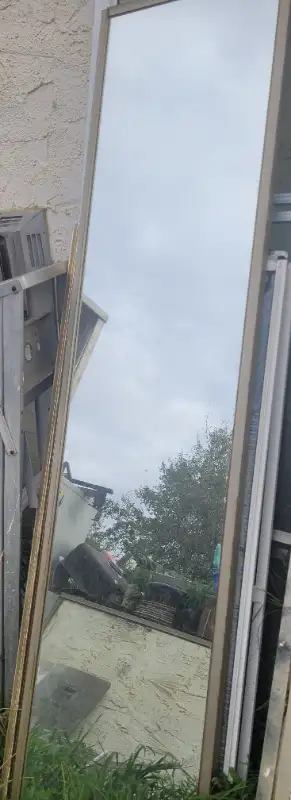 Big mirrored closet door. Mirror. I deliver!, View more