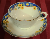 Fabulous Vintage "Primrose" Royal Albert Crown Tea Cup & Saucer