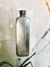 Antique Pewter Flask for Priest