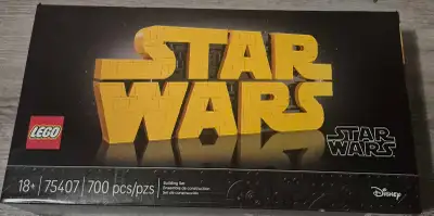 Construct the iconic galaxy with this brand new LEGO Star Wars 75407 logo building set featuring 700...