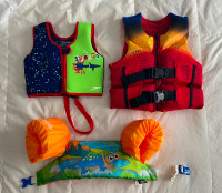 Kids life jackets and floaters - only 2 left