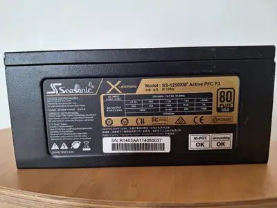 Premium Seasonic X series  Power Supplies for Sale – Montreal, View more