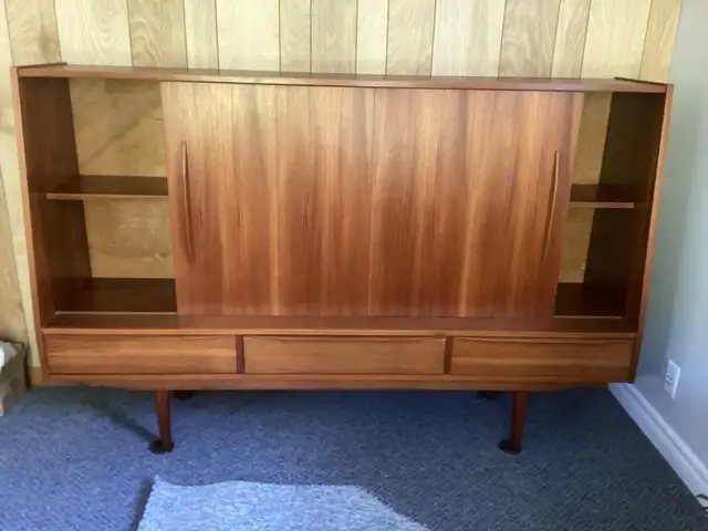 Danish teak high sideboard mid century in Storage & Organization in Ottawa - Image 3