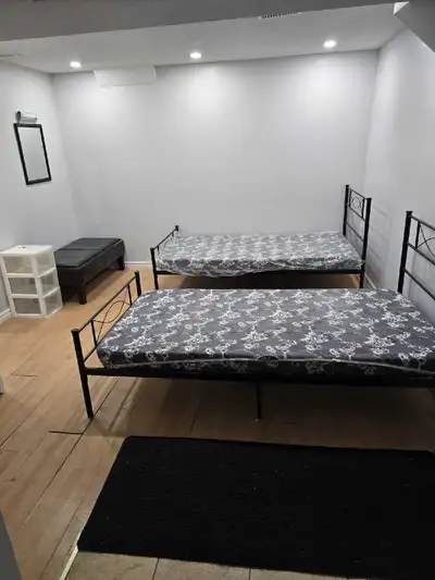 Furnished Shared room . $500 for males avaliable in house furnished including utilities, internet ne...