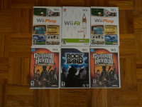 NINTENDO WII VIDEO GAMES LOT OF 6 ALL WORKING CONDITION