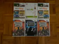 NINTENDO WII VIDEO GAMES LOT OF 6 ALL WORKING CONDITION