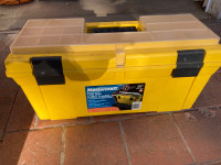 Large plastic tool box
