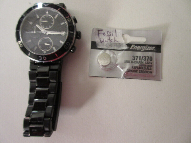 Fossil Watch, black, model Ch2579.  Timmins only. in Jewellery & Watches in Timmins - Image 4