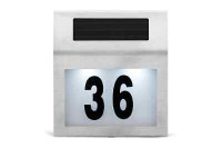 Solar House Number LED Wall Mount Stainless Steel / adresse LED