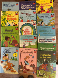 Disney’s wonderful world of reading series hard covers 70s