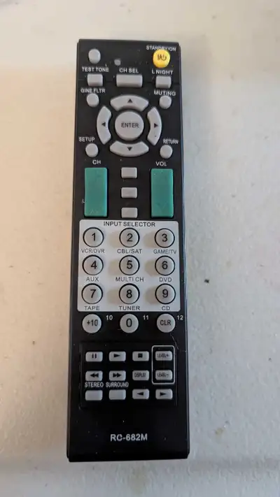 (1) Universal Replacement Remote Control fit for Onkyo Audio Receiver RC-682M RC-605S RC-606S RC-607...