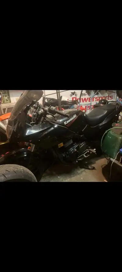 Mint bike super clean needs nothing for safety. Trade for 50cc 65cc 80cc 100cc Tool box lawn tractor