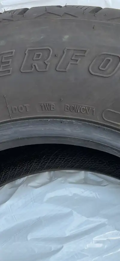 One season used winterforce snow tires for sale 235/65R16 200.00 OBO