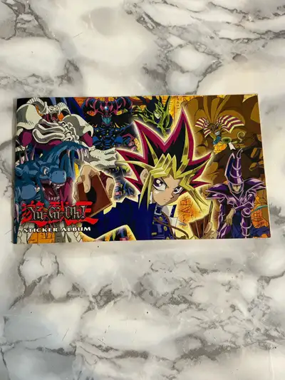 RARE Vintage Used 1996 Sandylion Yu-Gi-Oh Sticker Album , View more
