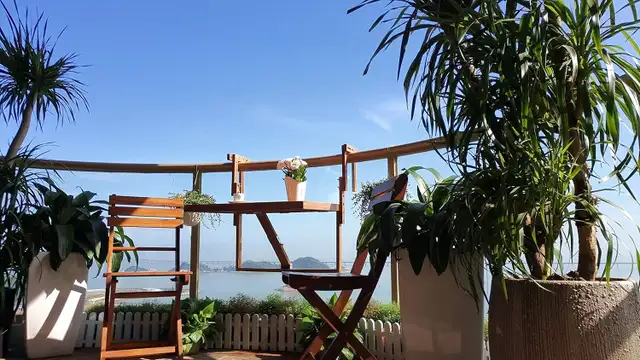 NEW Toronto Balcony Folding 28x23" Deck Table (Interbuild) Teak in Patio & Garden Furniture in Markham / York Region - Image 10