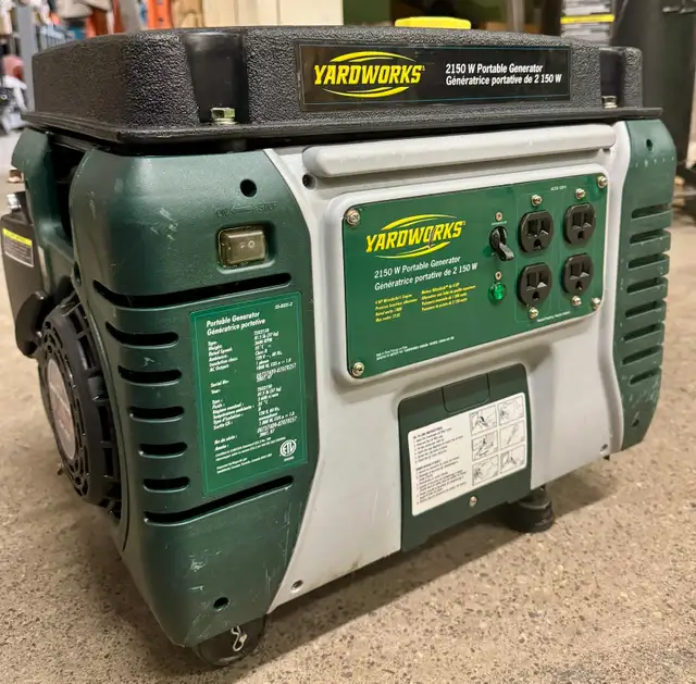 Yardworks, 2150W portable Generator, TSG2150, 1PH, 120V in Lawnmowers & Leaf Blowers in City of Toronto - Image 3