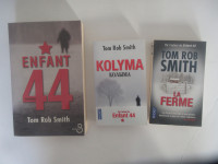 3 livres de Tom Rob SMITH Suspense Espionnage