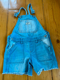 Salopette courte en denim / en jeans pour fille OshKosh 7 ans