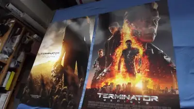 TERMINATOR MOVIE POSTERS  &  "ROBOTS" MOVIE POSTERS, View more