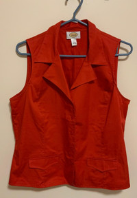 Talbots Ladies Red Vest