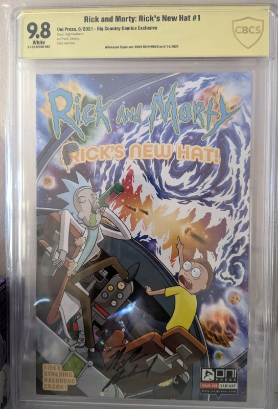 Rick and Morty Rick's New Hat CBCS Arts & Collectibles Winnipeg