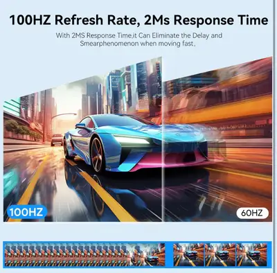 Portable Monitor 23.8" 100Hz IPS FHD 1080P Freesync Dual Speaker, View more