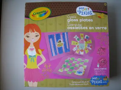 Crayola Craft Set - New (contains 3 glass plates), View more