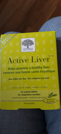 ACTIVE LIVER supplements NEW sealed packaging