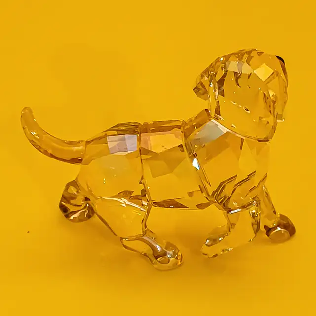Golden Retriever Dog Swarovski in Arts & Collectibles in Edmonton - Image 3