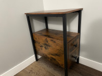 Side table / night stand / shelf drawer