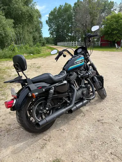 Like new. I don’t ride enough I have a 2018 iron 1200 with mustache guard. Not a scratch on it. 5000...